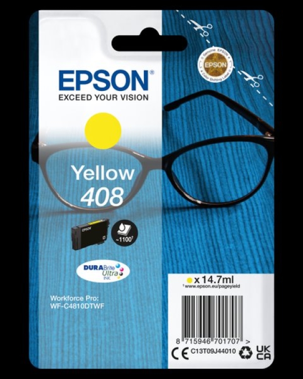 Náplň Epson 408, C13T09J44010 žlutá