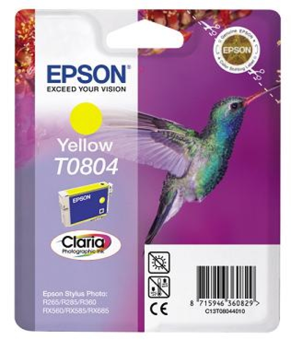 Náplň Epson C13T08044011 žlutá