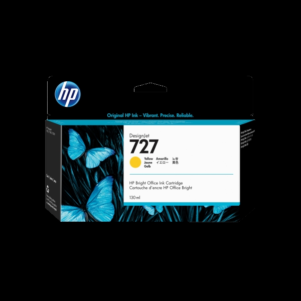 Náplň HP č.727, B3P21A žlutá 