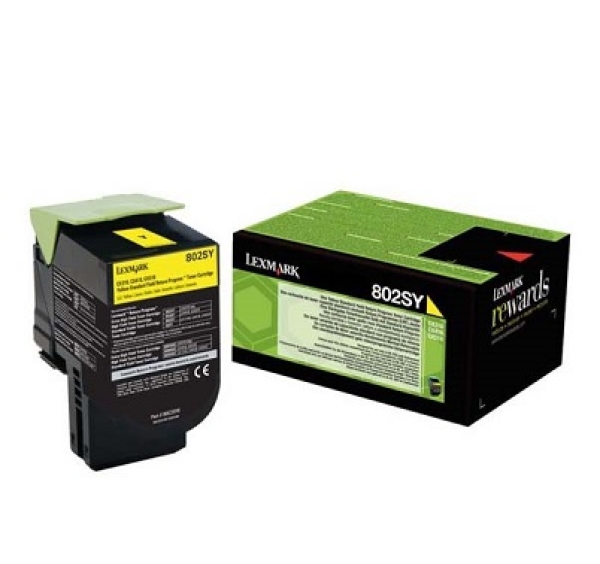 Toner Lexmark 802SY 80C2SY0 žlutý