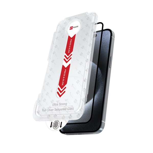 ER POWER Ochrané sklo FC iPhone 16 Plus 6,7'' Easy Install