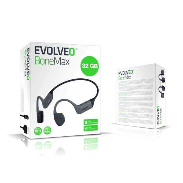 EVOLVEO BoneMax, bezd. sluchátka na lícní kosti
