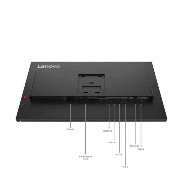 LENOVO LCD T27QD-40 - 27",IPS,16:9,2560x1440,120Hz,350cd/m2,1500:1,4ms,HDMI,DP,DPout,DC,USB Hub,USB-C(96W PD),RJ45,Pivot