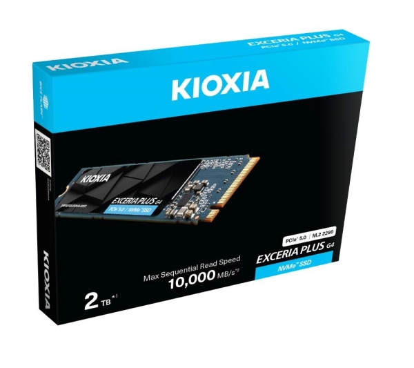 KIOXIA SSD EXCERIA PLUS G4 2TB, PCIe Gen5x4, M.2 2280, (R:10000/W:8200MB/s)