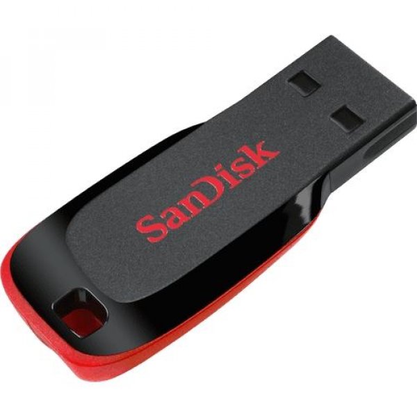 FlashDisk 16GB SanDisk, Cruzer Blade, USB 2.0, černá