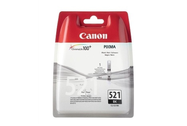 Náplň Canon CLI-521BK foto černá (9 ml)
