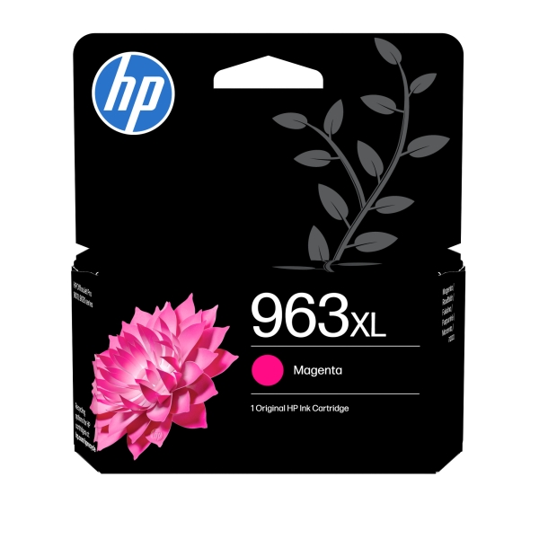 HP 963XL (3JA28AE), purpurová originální náplň do tiskárny HP