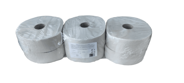 Toaletní papír Jumbo, 240, bělený recykl, 2vrstvý, 190 metrů, 6 rolí