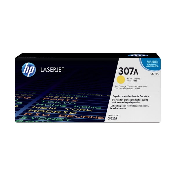 Toner HP č.307A CE742A žlutý