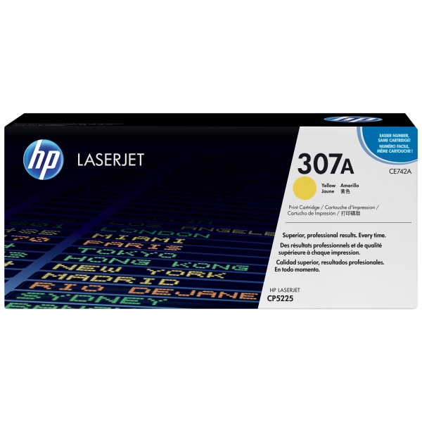 Toner HP č.307A CE742A žlutý
