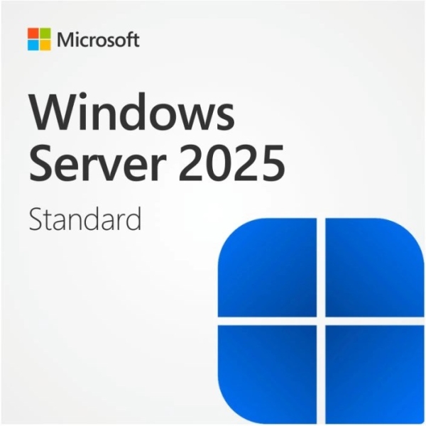Microsoft OEM Windows Server Standard 2025 English 64Bit 1pk DSP OEI DVD 16 Core