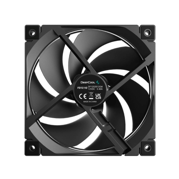 DEEPCOOL Ventilátor FD12 V2 3v1, 3x120mm, černá