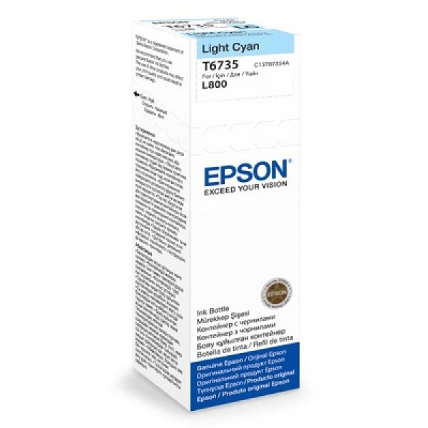 Náplň Epson C13T67354A světle azurová