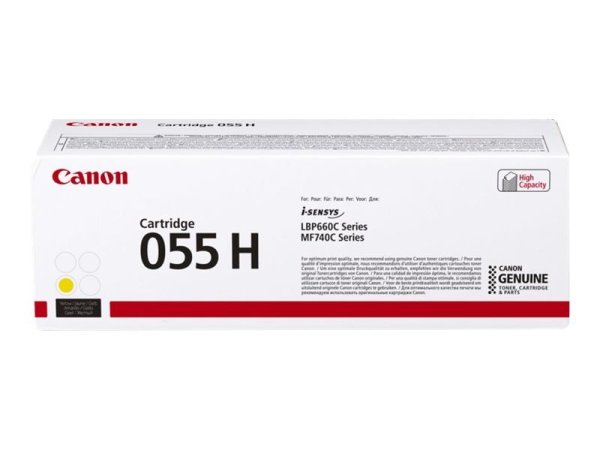 Toner Canon CRG 055HY 3017C002 žlutý