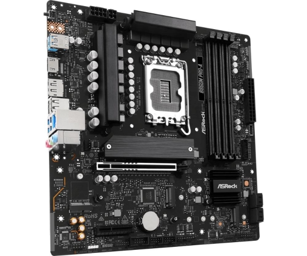 ASRock MB Sc LGA1851 B860M Pro-A, Intel B860, 4xDDR5, 1xDP, 1xHDMI, mATX
