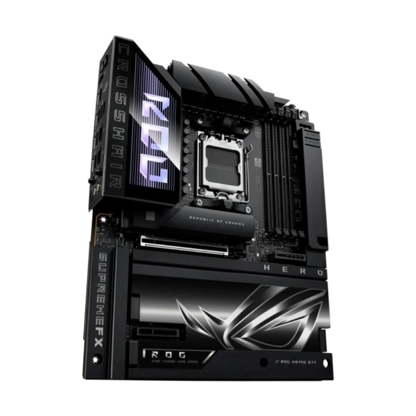 ASUS MB Sc AM5 ROG CROSSHAIR X870E HERO BTF, 4xDDR5, WIFI, 1xHDMI, 2xThunderbolt, ATX