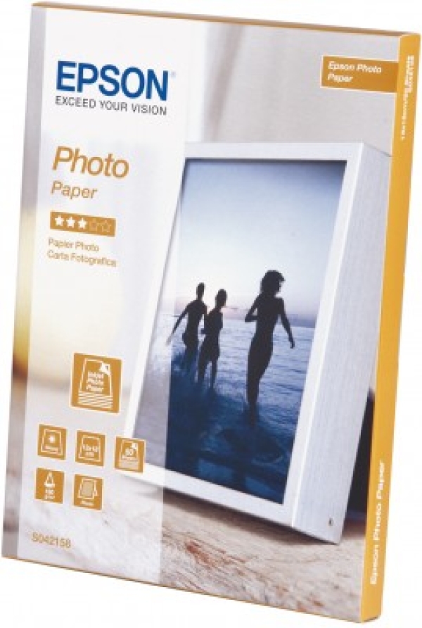 Epson Premium Glossy Photo Paper - Lesklý - 130 x 180 mm - 255 g/m2 - 30 listy fotografický papír - pro EcoTank ET-1810, 2810, 2811, 2814, 2815, 2820, 2825, 2826, 2850, 2851, 2856, 4800, 4850