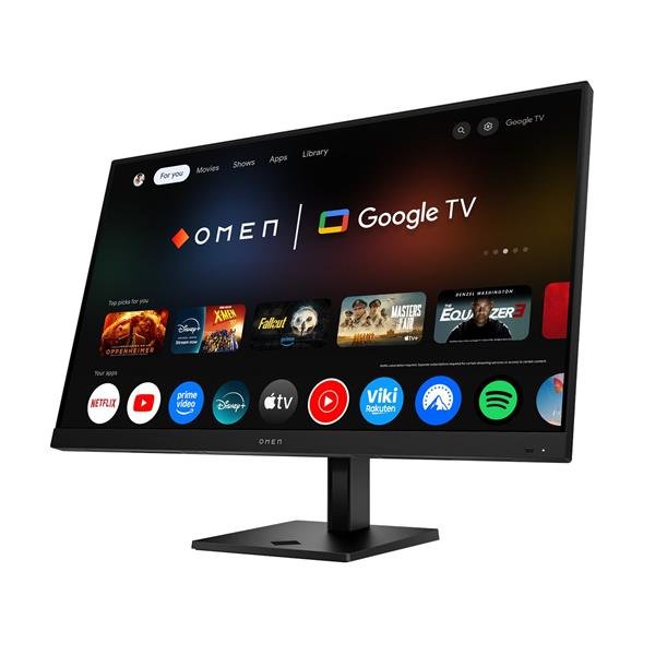 LCD HP OMEN 32x; 80 cm, 31,5", 4k IPS; 144Hz; 400 nits;Google TV,  HDMI 2.0,DP 1.4;USB-C 65W PD,USB-A
