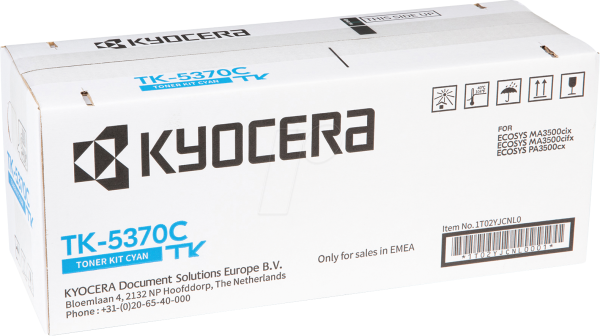 Toner KYOCERA TK-5370C, 1T02YJCNL0 azurový (5 000 stran)