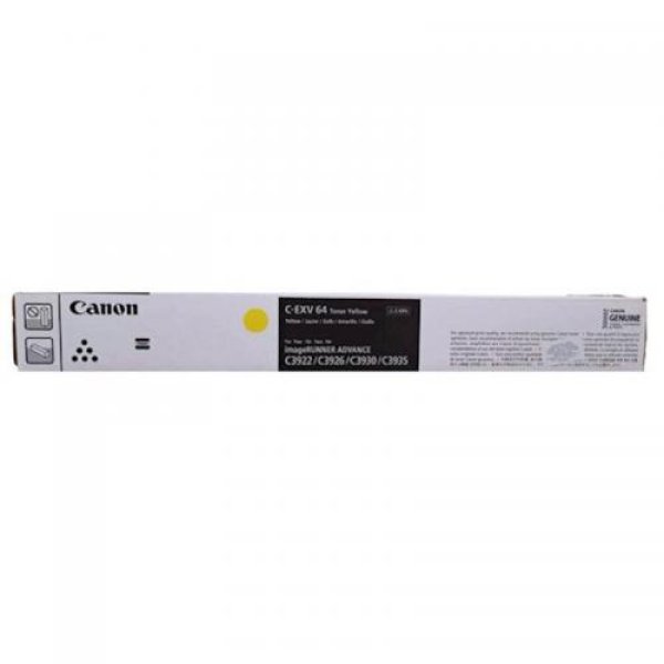 Toner CANON C-EXV64 Y, 5756C002, žlutý (25 500 stran)