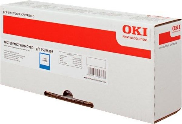 Toner OKI 45396303 azurový