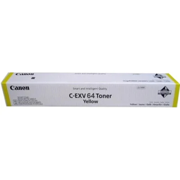 Toner CANON C-EXV64 Y, 5756C002, žlutý (25 500 stran)
