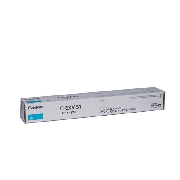 Toner Canon C-EXV51C azurový