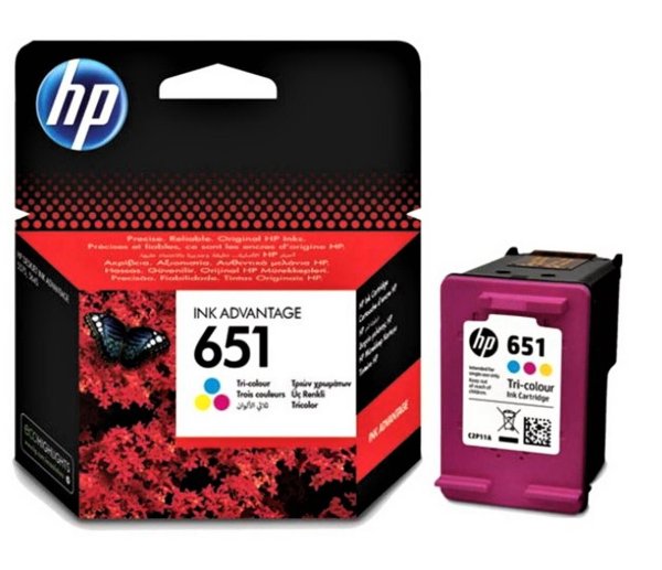 Náplň HP 651 C2P11AE, barevná (300 stran)