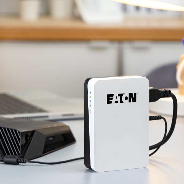 Eaton 3S Mini UPS, 36W DC, 9V/12V/15V/19V, 2200mAh, 4 různé konektory