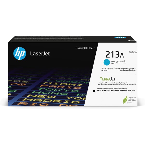 Toner HP W2131A, HP W213A azurová  (3 000 stran)