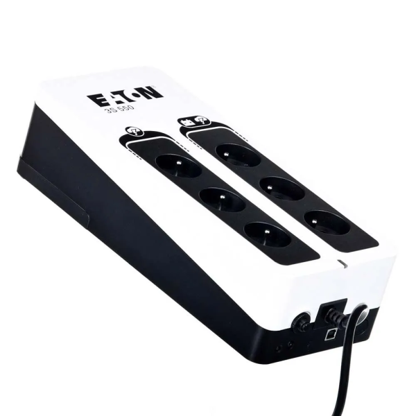 Eaton 3S 550 FR, UPS 550VA / 330W, 6 zásuvek (3 zálohované), USB, české zásuvky