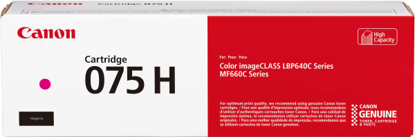 Toner Canon 075H, 6367C002 purpurový (2 500 stran)