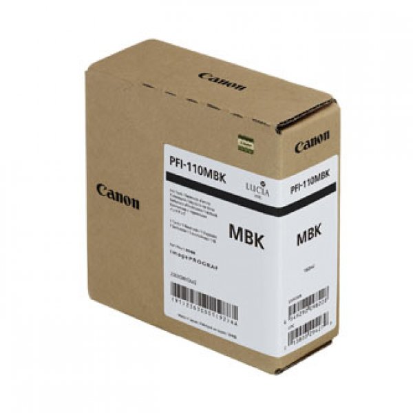 Náplň Canon PFI-110MBK matt černá