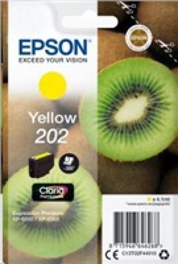 Náplň Epson 202, C13T02F44010 žlutá 