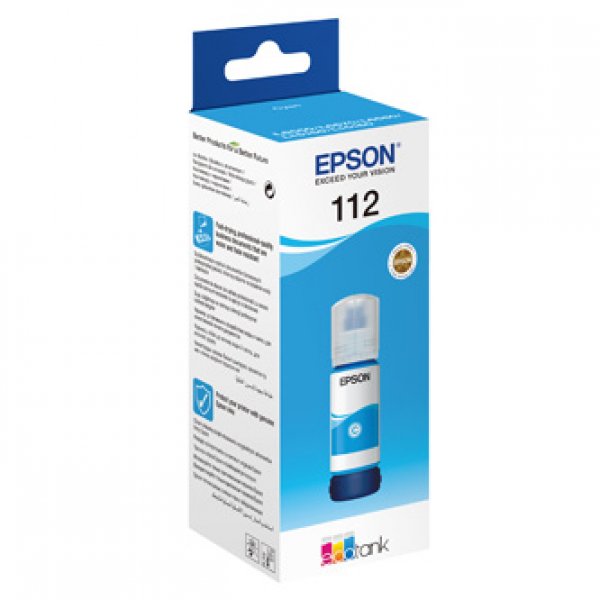 Náplň Epson 112, C13T06C24A azurová