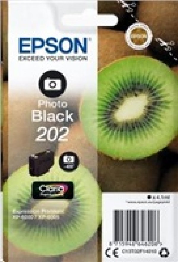 Náplň Epson 202, C13T02F14010 foto černá