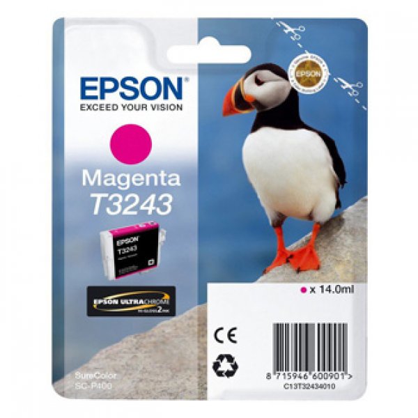 Náplň Epson C13T32434010 purpurová