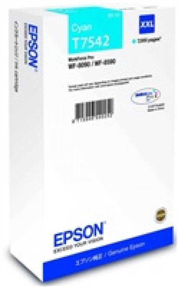 Náplň Epson C13T754240 (XXL) azurová