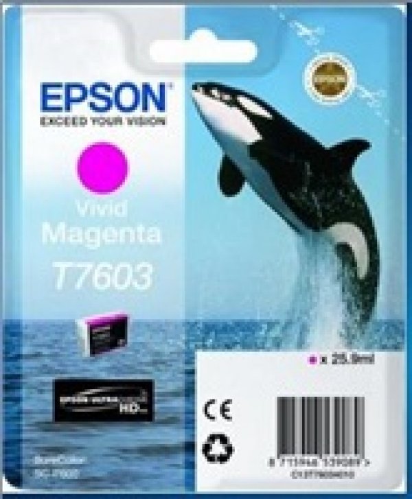 Náplň Epson C13T76034010 živá fialová blistr