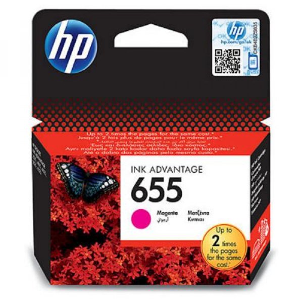Náplň HP č.655, CZ111AE purpurová 