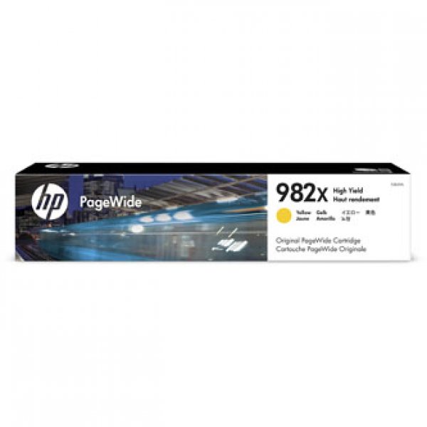 Náplň HP 982X, T0B29A žlutá (16 000 stran)