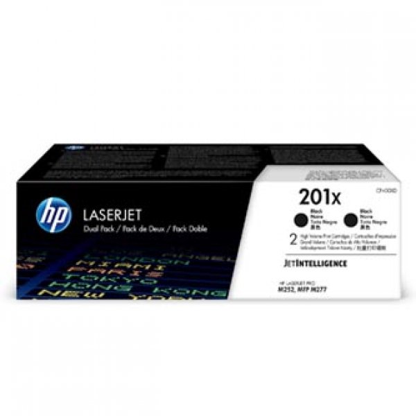 HP 201XD (CF400XD), dvojbalení černých tonerů do tiskárny HP