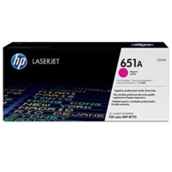Toner HP č.651A,CE343A purpurová