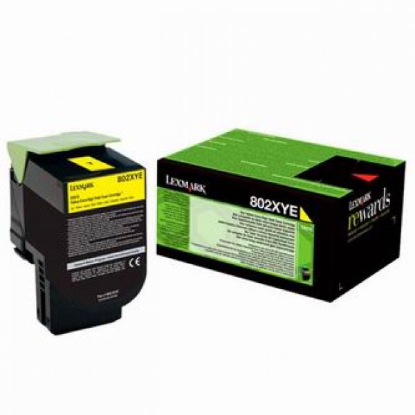 Toner Lexmark 80C2XYE žlutý