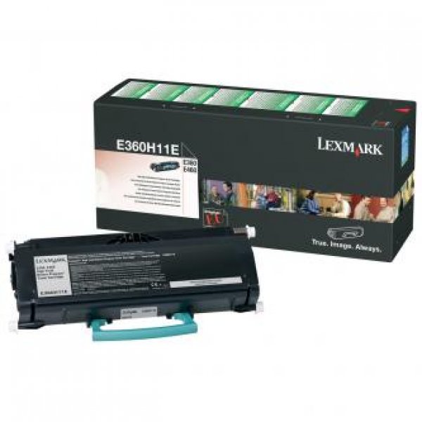 Toner Lexmark E360, E460 E360H11E černý