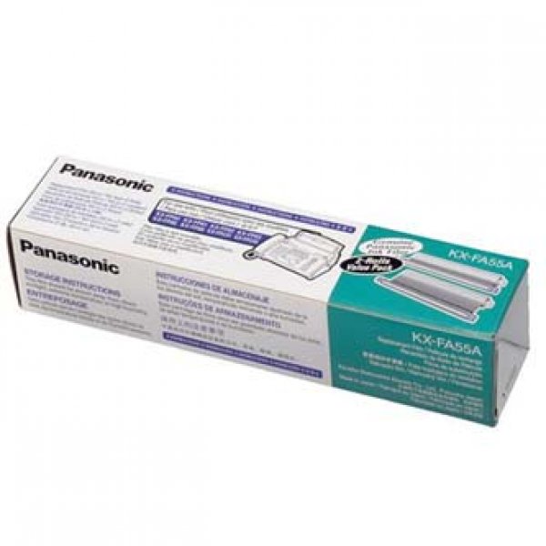 Panasonic originální fólie do faxu KX-FA55A, 2*150s, Panasonic Fax KX-FP 82, 80, 81, 85, 86, 150, 155, KX-FM 90