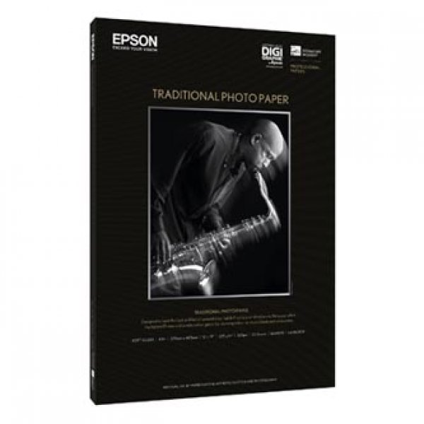 Epson Traditional Photo Paper - A3 plus (329 x 423 mm) - 330 g/m2 - 25 listy fotografický papír - pro SureColor P5000, P800, SC-P10000, P20000, P5000, P700, P7500, P900, P9500