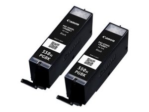Canon CARTRIDGE PGI-550XL BK černá TWIN-PACK SEC pro iP7250,iP8750,iX6850,MX925,MX725,MG5450,MG5550,MG5655 (1000 str.)