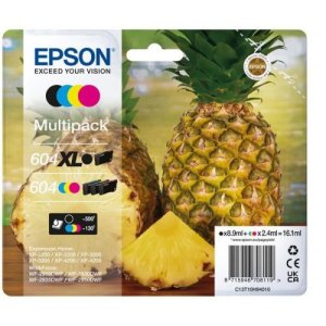 Náplň Epson 604XL černá, 604 CMY, C13T10H94020 multipack blistr