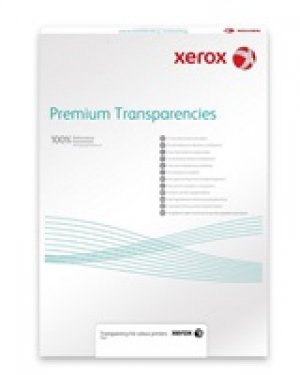 Xerox, fólie, transparentní, A3, 100 mic. 100ks, pro černobílé kopírování a laserový tisk, 3R98203